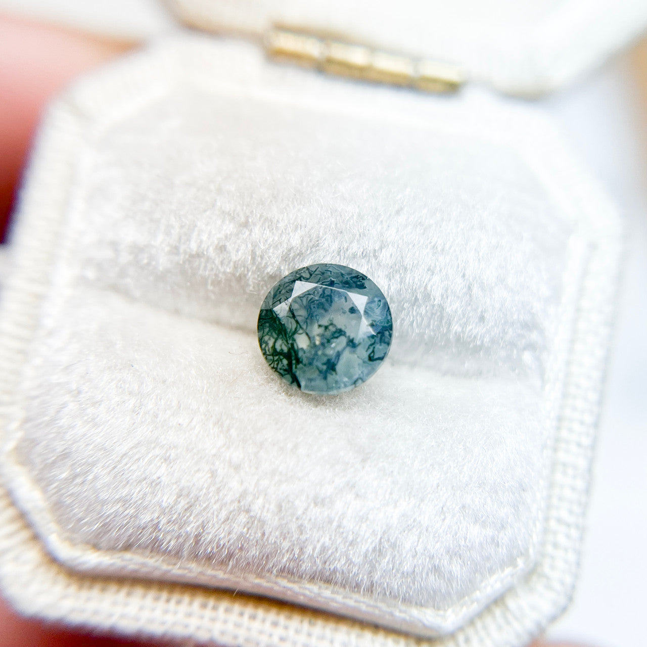 6.5mm Round Moss Agate - 1398