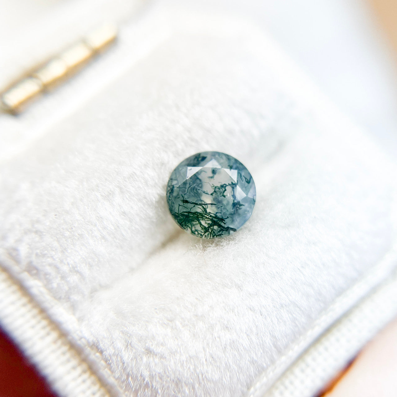 6.5mm Round Moss Agate - 1398