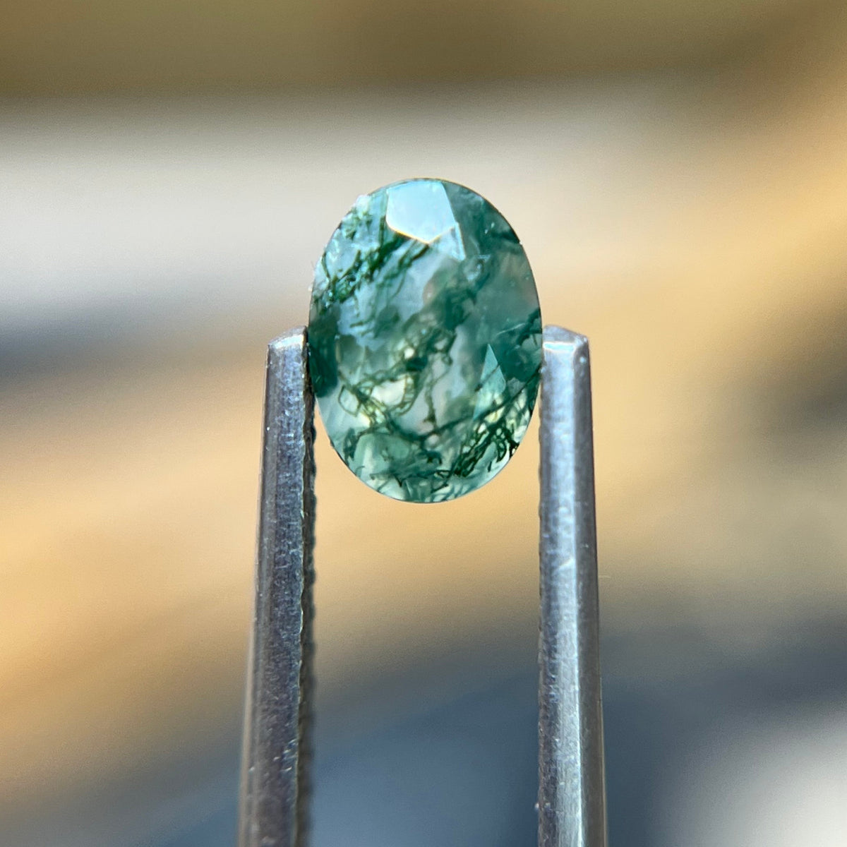 Oval Moss Agate