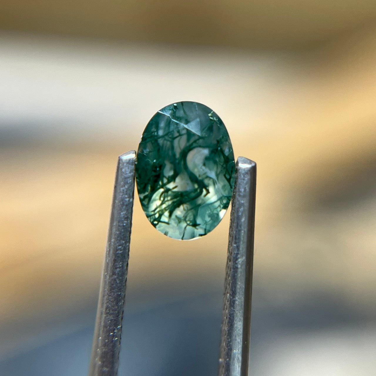 Oval Moss Agate