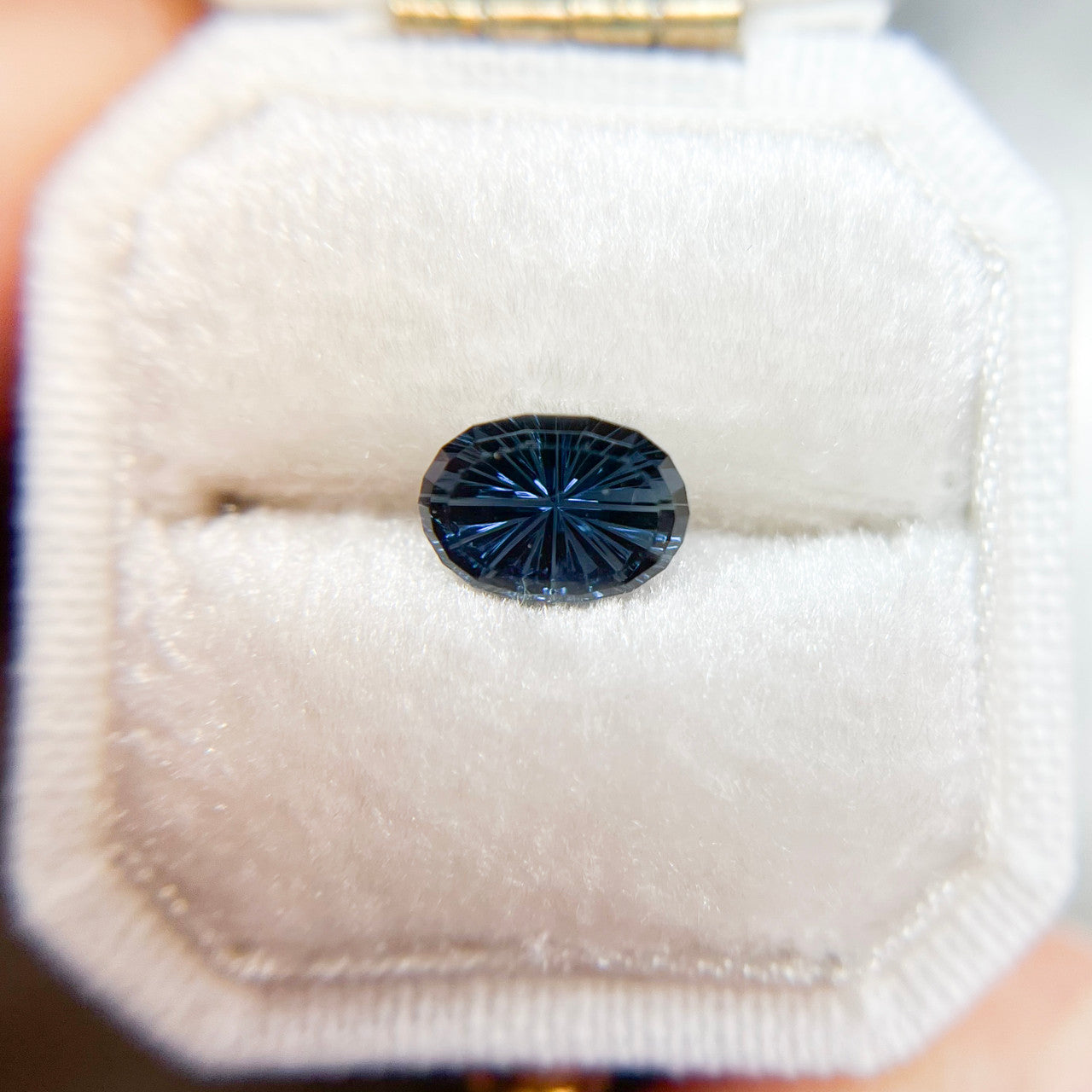 Oval Blue Australian Sapphire Starbrite™ Cut by John Dyer