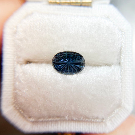 Oval Blue Australian Sapphire Starbrite™ Cut by John Dyer