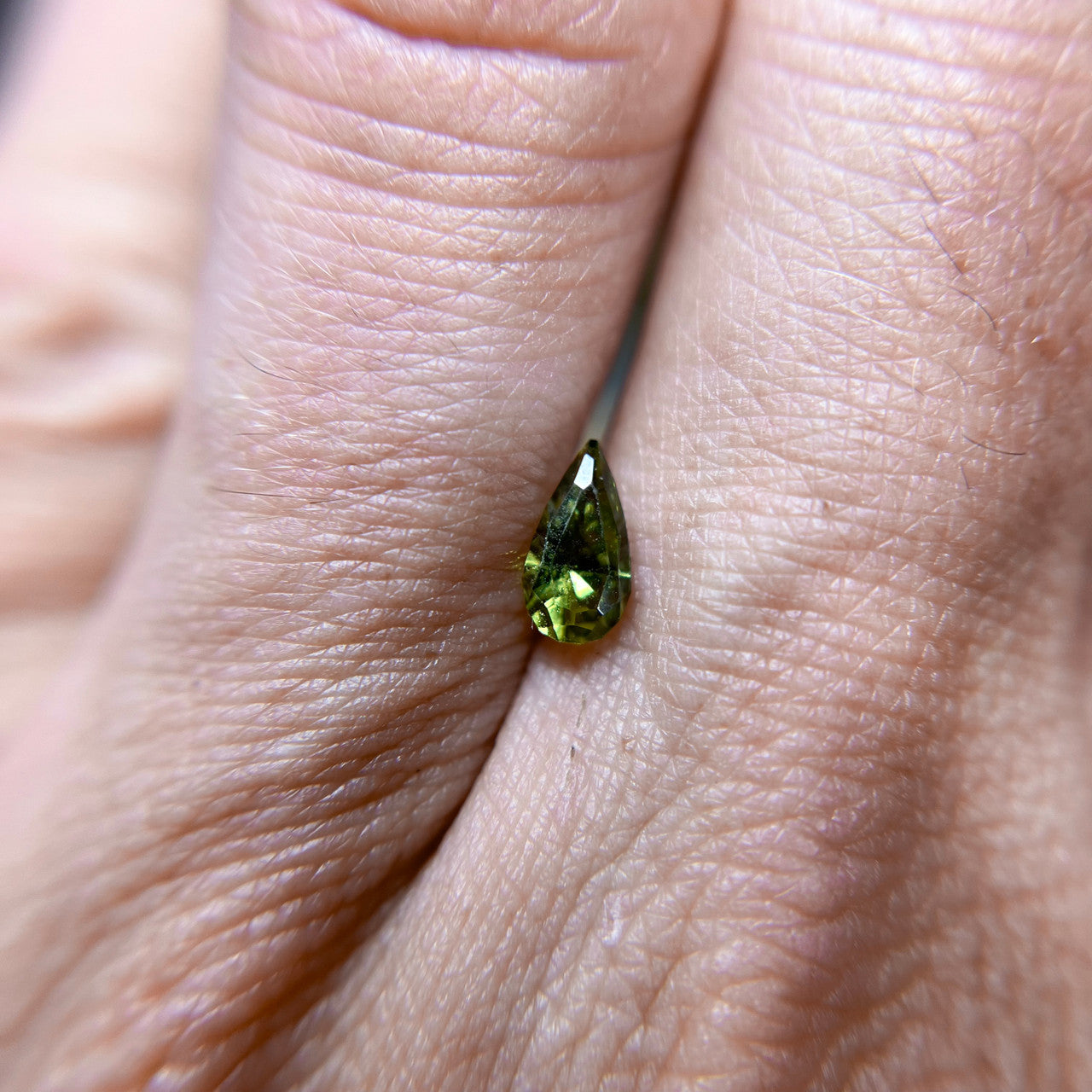 Green Yellow Australian Sapphire Regal Radiant™ Cut by John Dyer