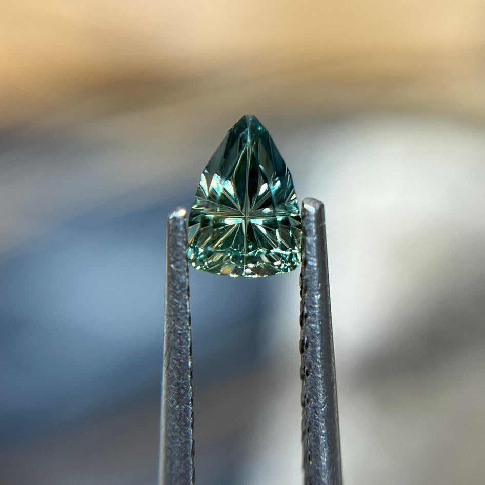 Parti Color Shield Australian Sapphire Starbrite™ Cut by John Dyer
