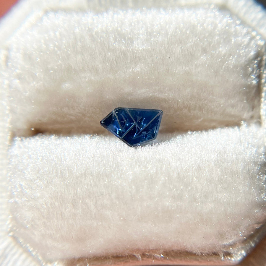 Baby Dyer Blue Australian Sapphire Freeform Dreamscape™ Cut by John Dyer