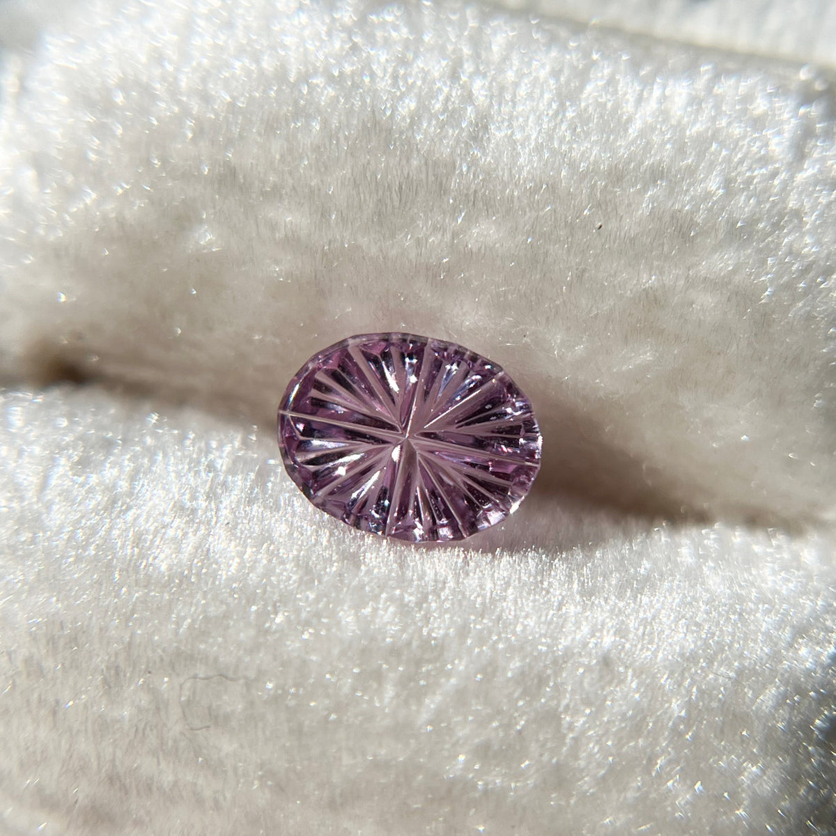 Oval Pink Sapphire Starbrite™ Cut by John Dyer