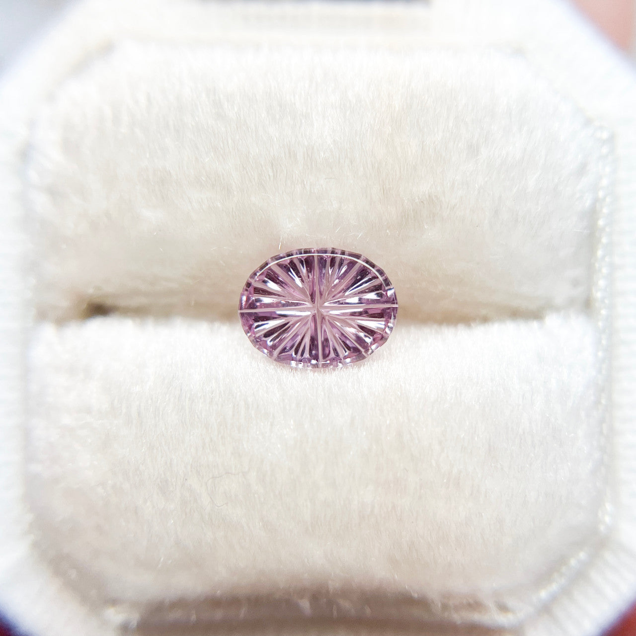 Oval Pink Sapphire Starbrite™ Cut by John Dyer