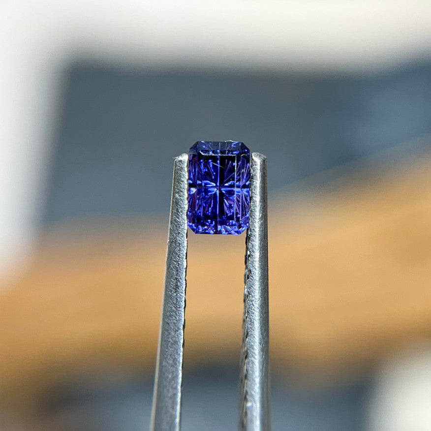 Purple Sapphire Starbrite™ Cut by John Dyer