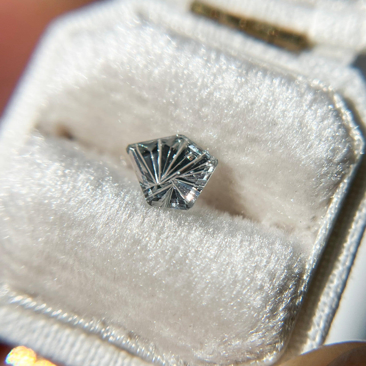 Silver Blue Montana Sapphire Dreamscape™ Cut by John Dyer