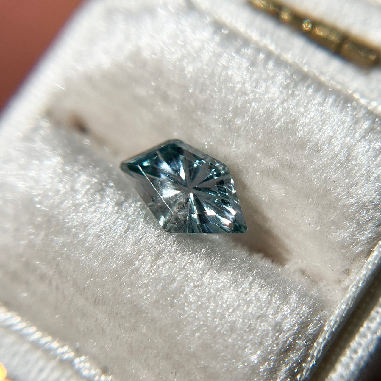 Arctic Blue Parti Color Montana Sapphire Starbrite™ Cut by John Dyer