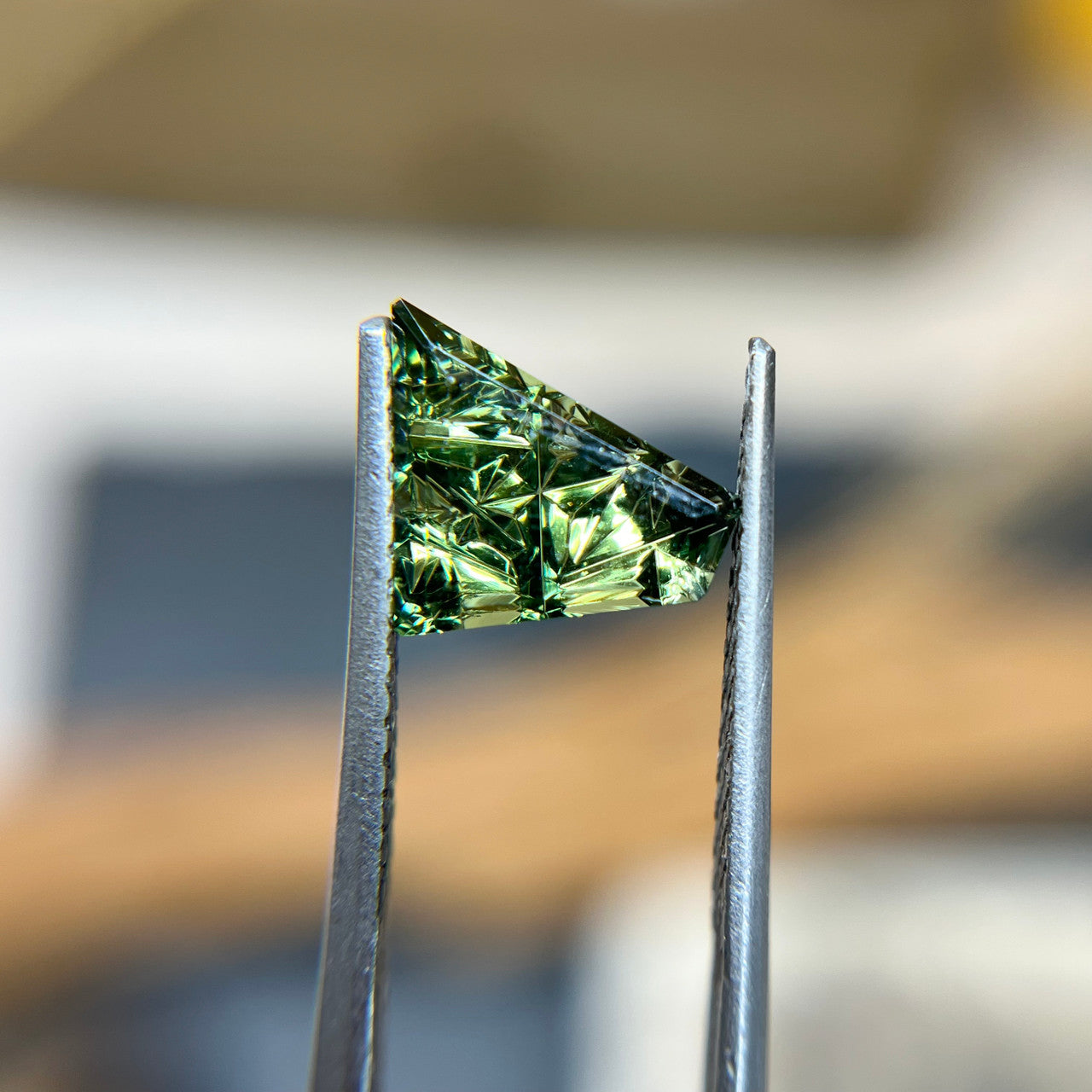 Forest Green Australian Sapphire Dreamscape™ Cut by John Dyer