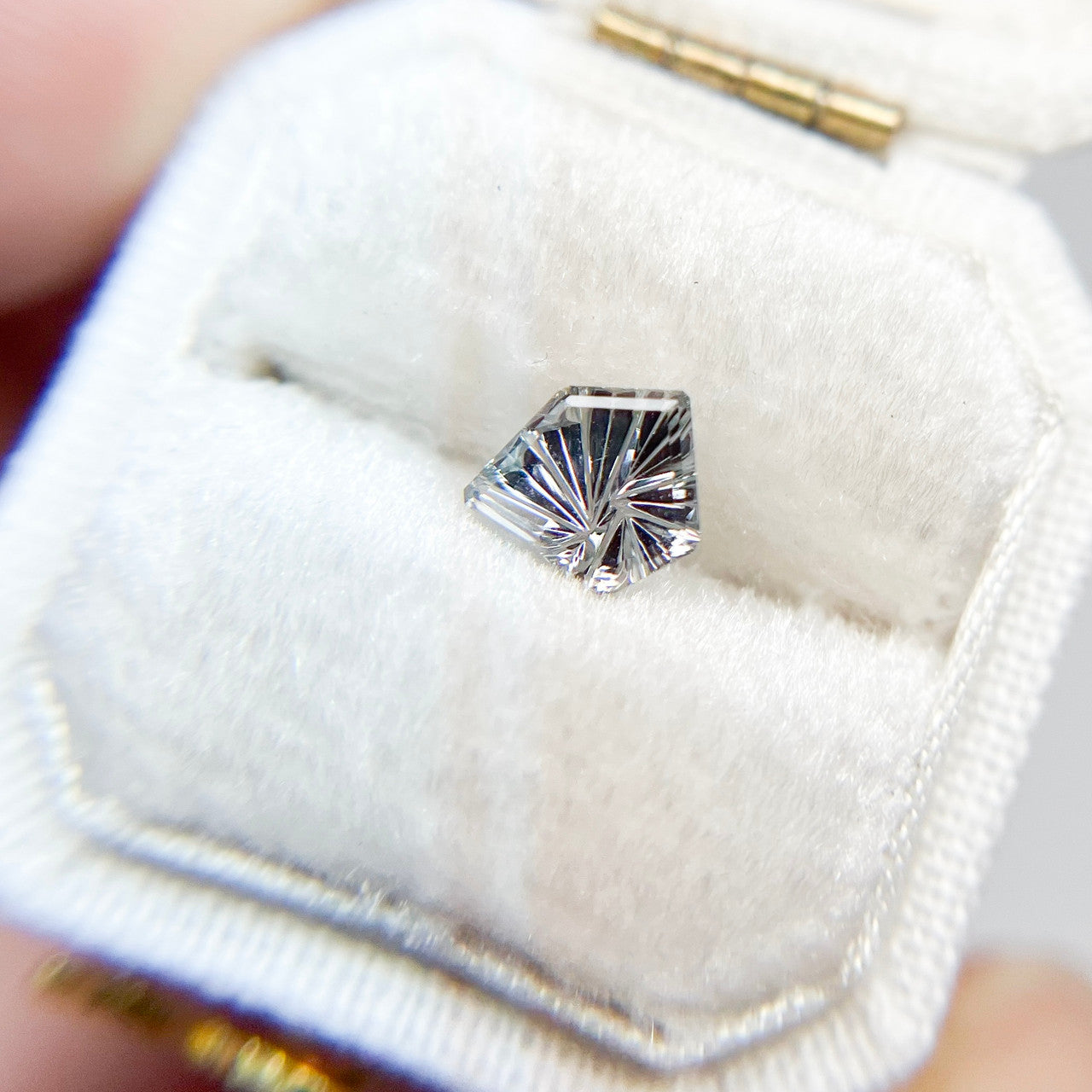 Silver Blue Montana Sapphire Dreamscape™ Cut by John Dyer