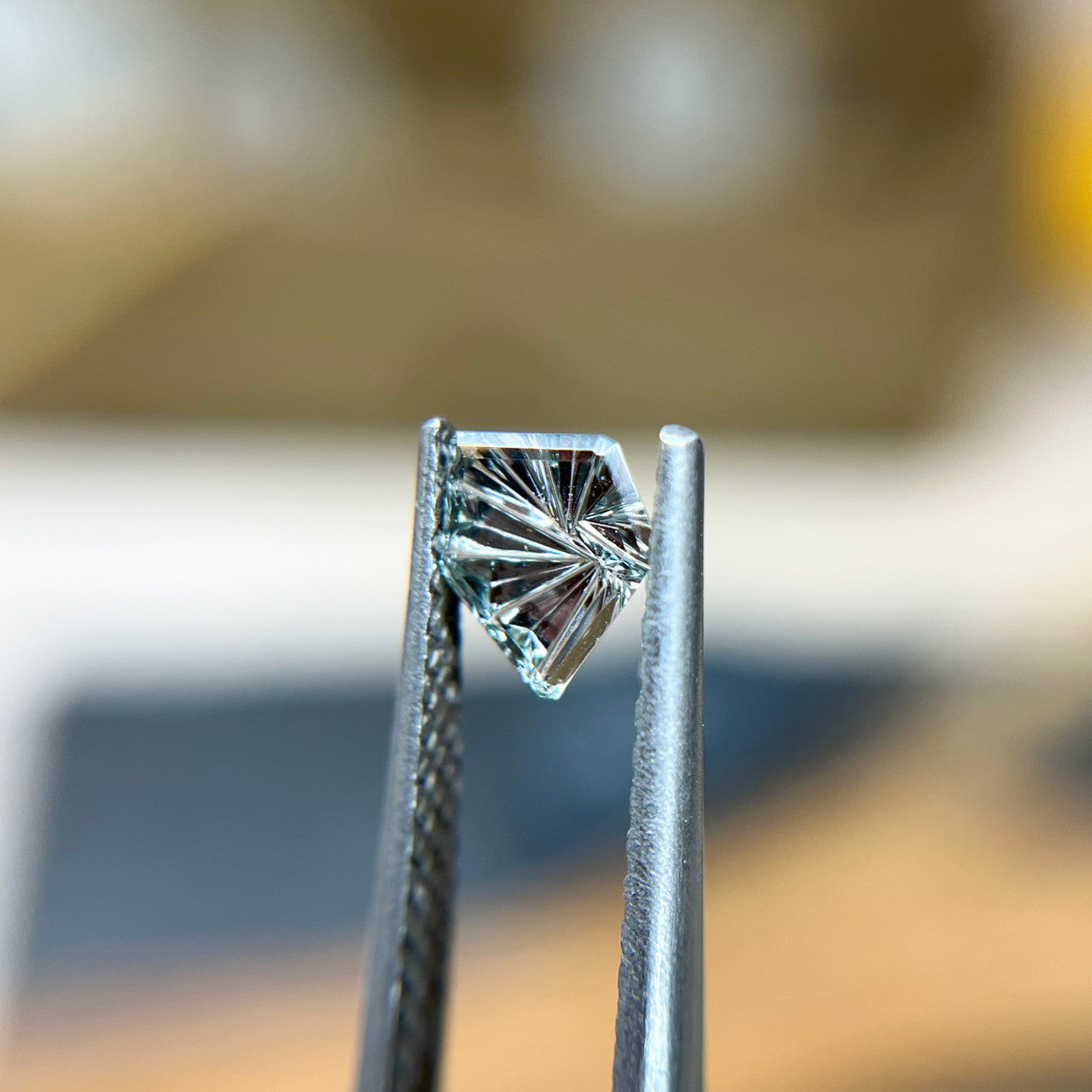 Silver Blue Montana Sapphire Dreamscape™ Cut by John Dyer