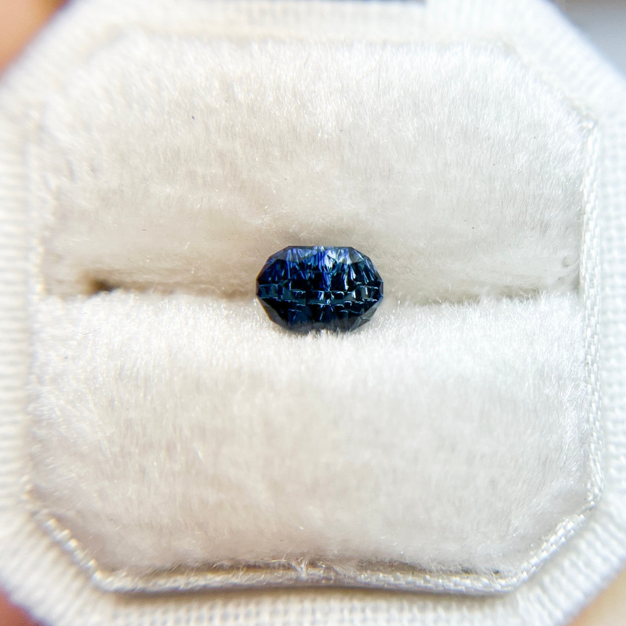 Royal Blue Parti Color Australian Sapphire Deep Concave™ Cut by John Dyer