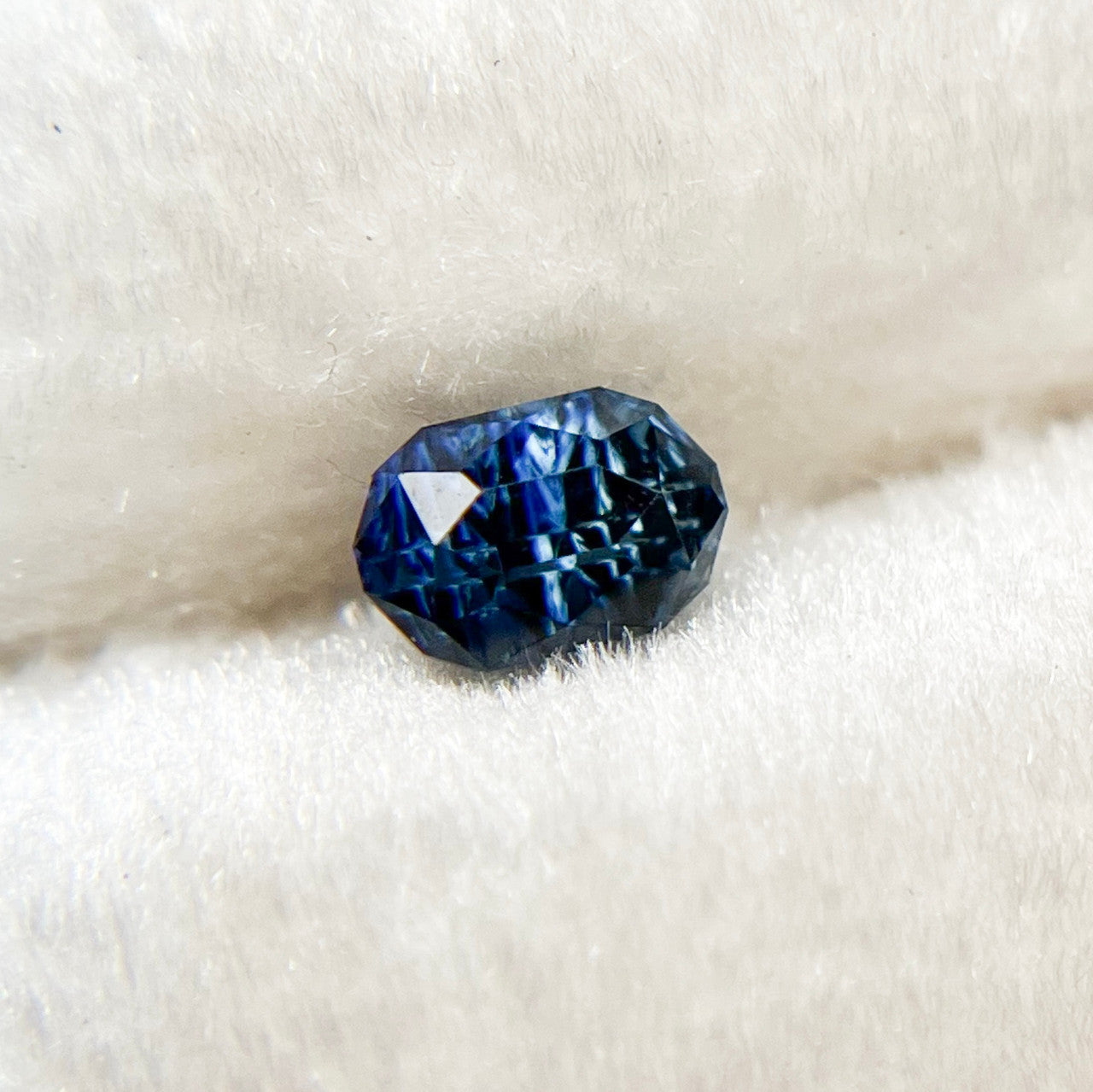 Royal Blue Parti Color Australian Sapphire Deep Concave™ Cut by John Dyer