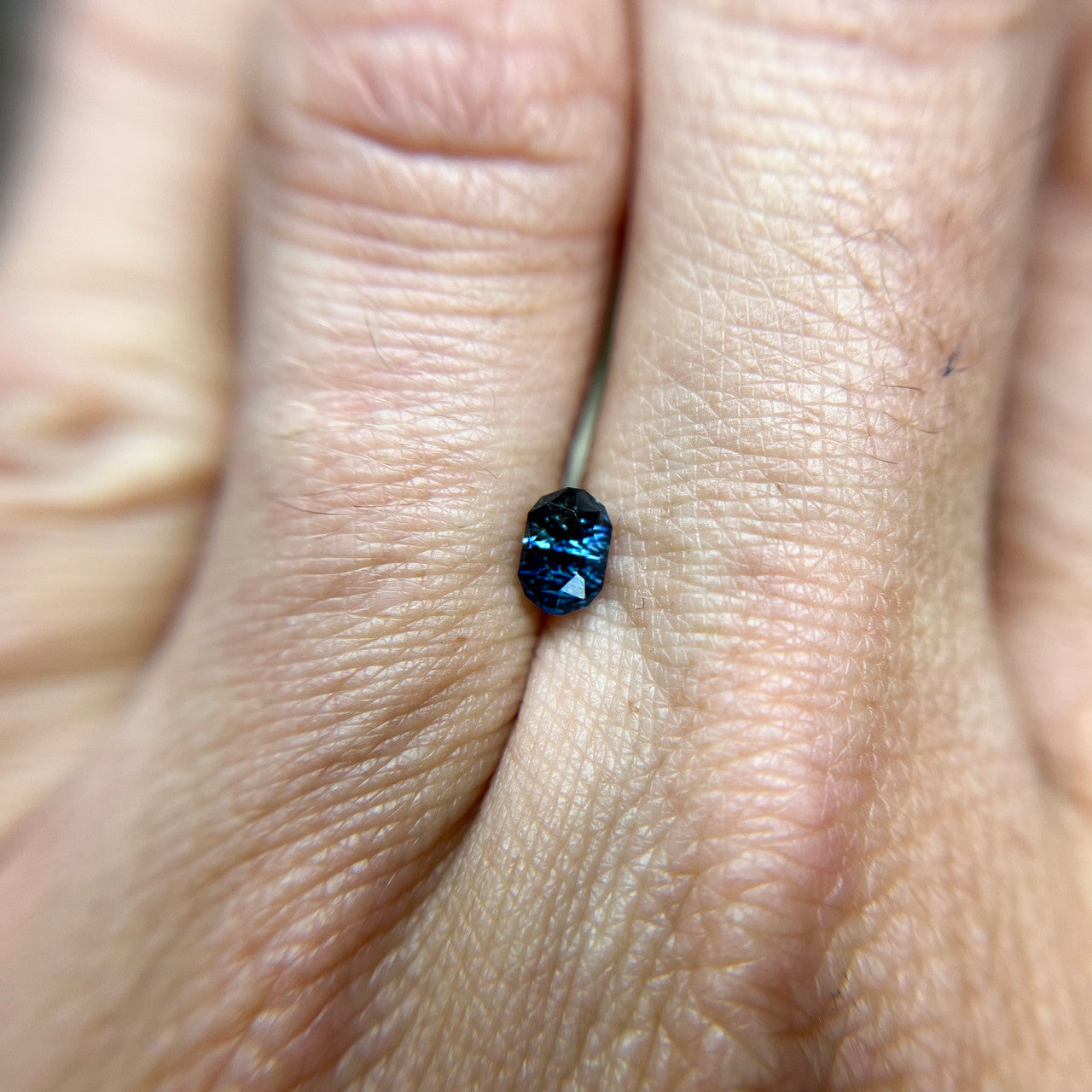 Royal Blue Parti Color Australian Sapphire Deep Concave™ Cut by John Dyer