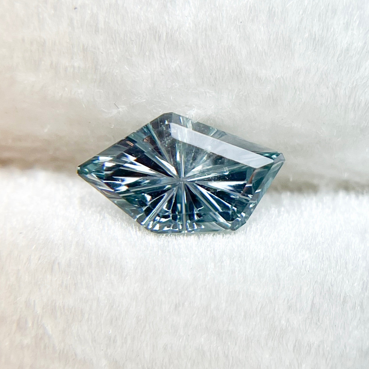 Arctic Blue Parti Color Montana Sapphire Starbrite™ Cut by John Dyer