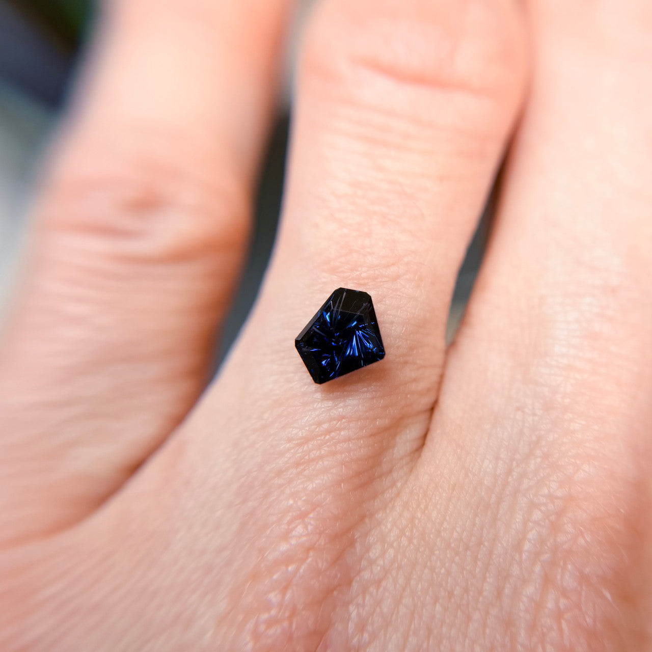 PAYMENTS 1-4 Woodland Solitaire w/ Vivid Blue Australian Sapphire by John Dyer