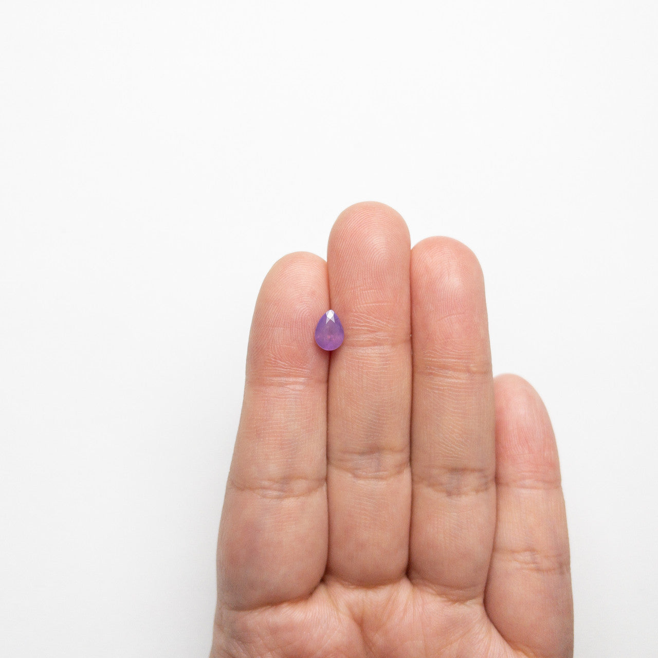 Pear Opalescent Purple Pink Sapphire