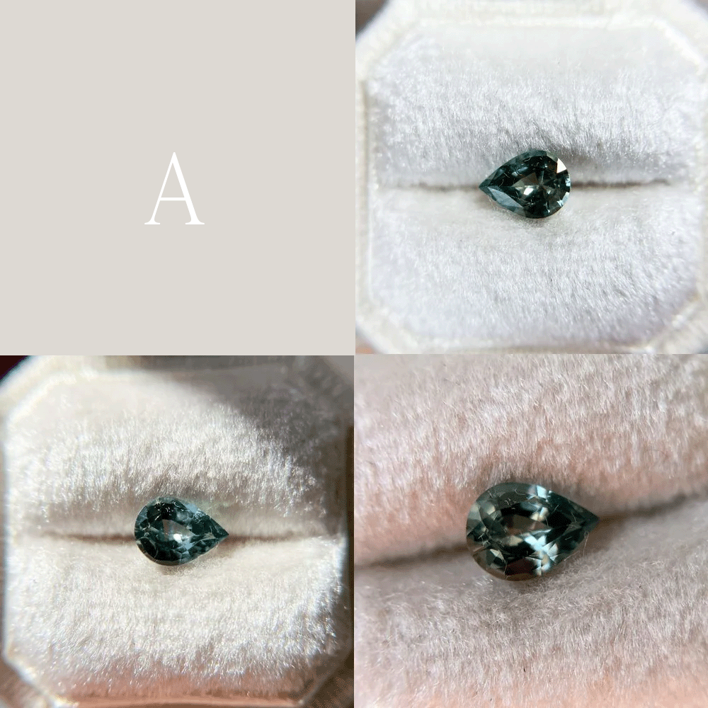 Limited Edition Juniper Teal Sapphire Cluster