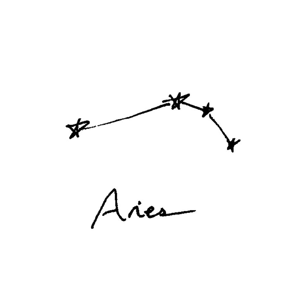 Aries Zodiac Constellation Ring