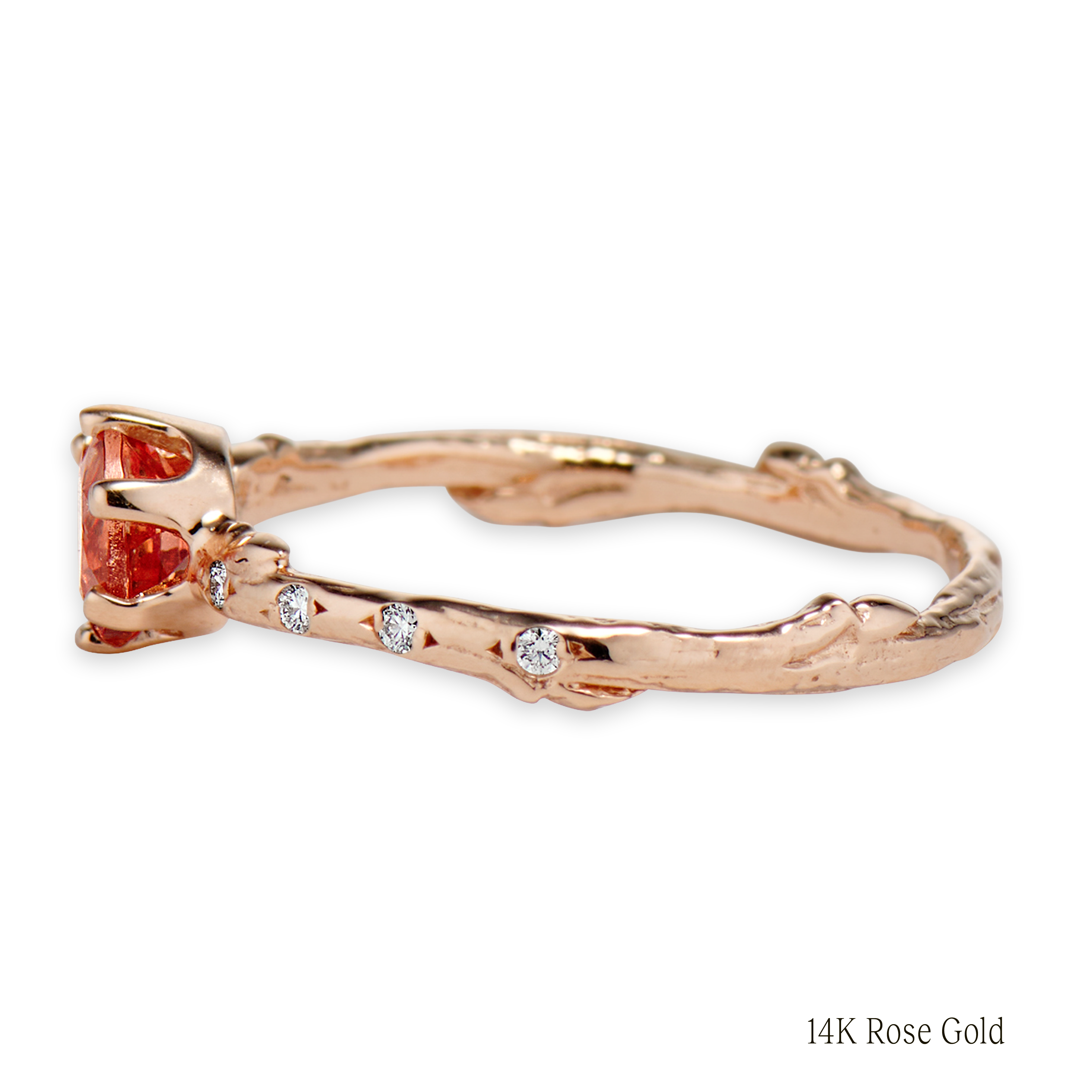 Bluebell Oregon Sunstone Ring
