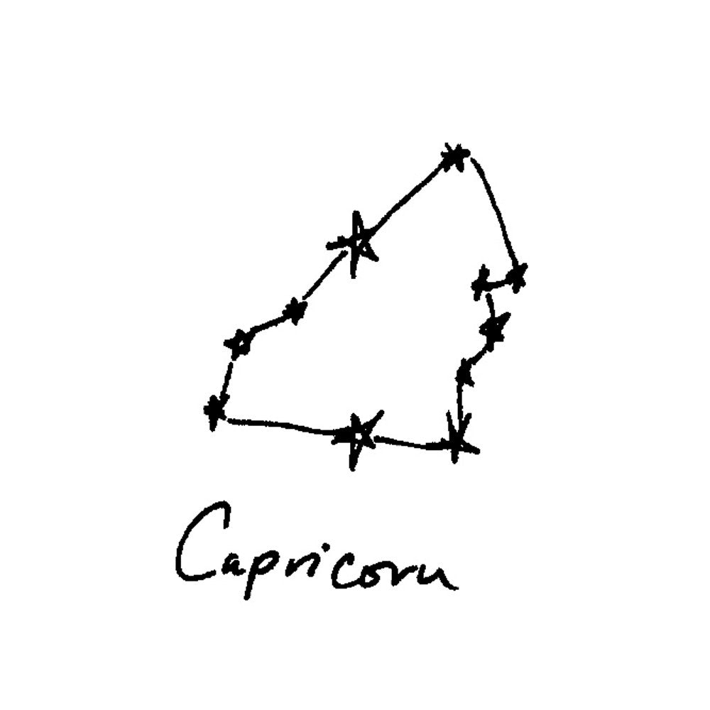 Capricorn Zodiac Constellation Ring