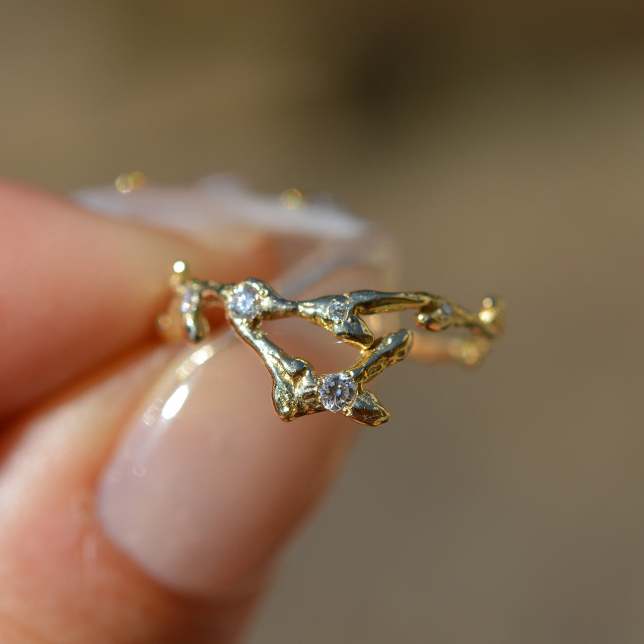 Cancer Zodiac Constellation Ring
