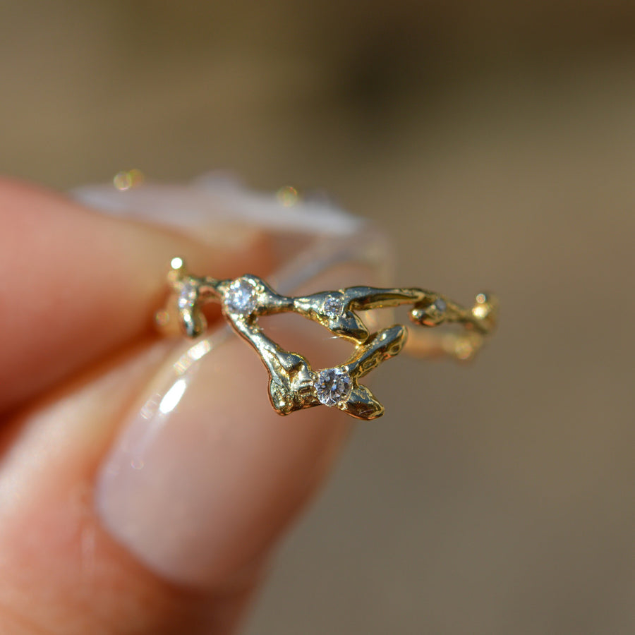 Cancer Zodiac Constellation Ring