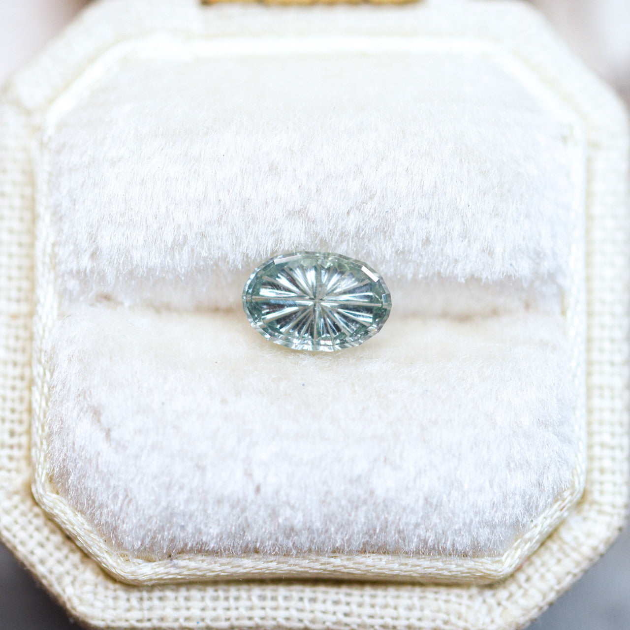 Blue Oval Montana Sapphire Starbrite™ Cut by John Dyer