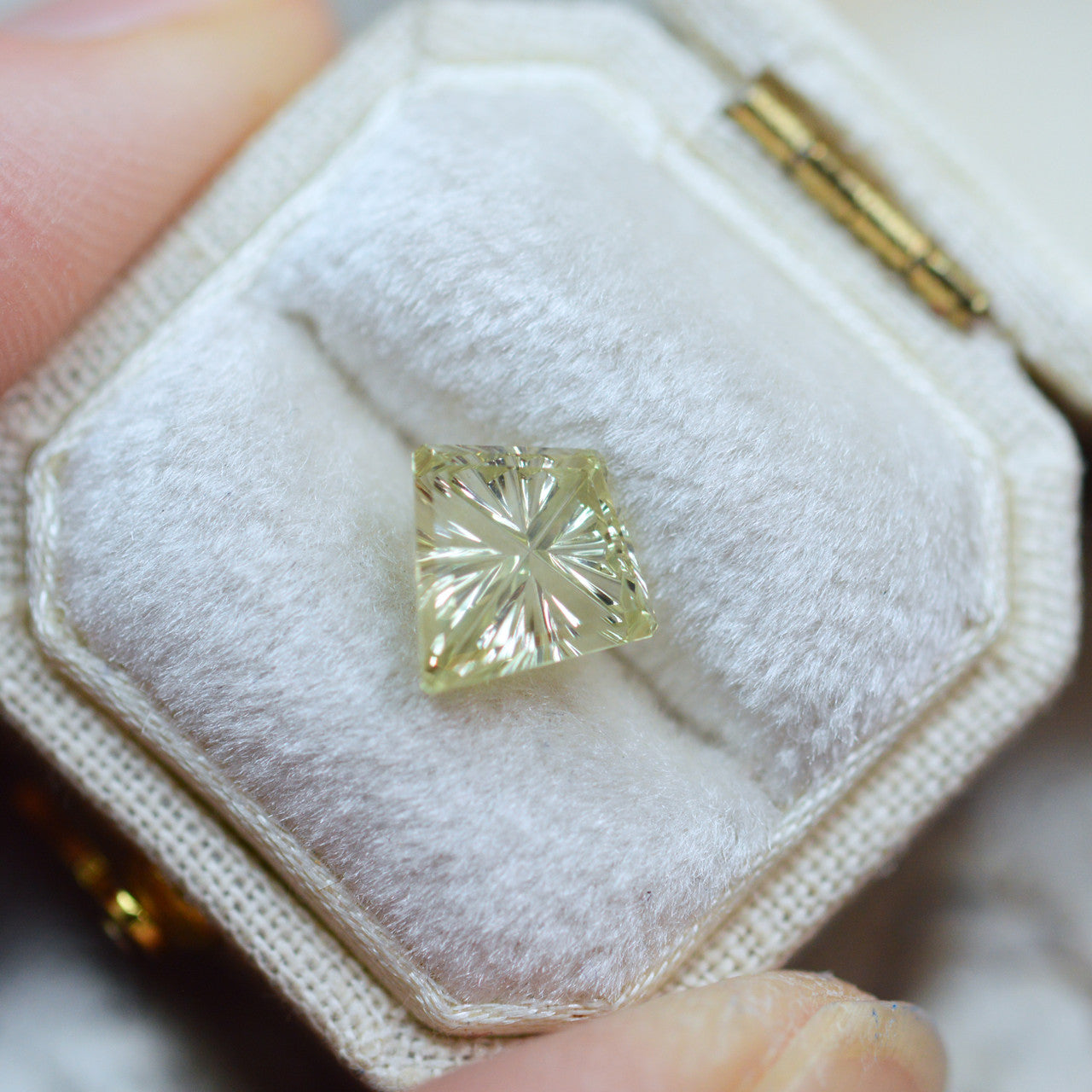 Yellow Shield Montana Sapphire StarBrite™ Cut by John Dyer