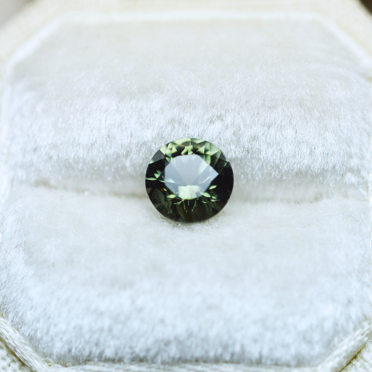 Deep Olive Green Montana Sapphire