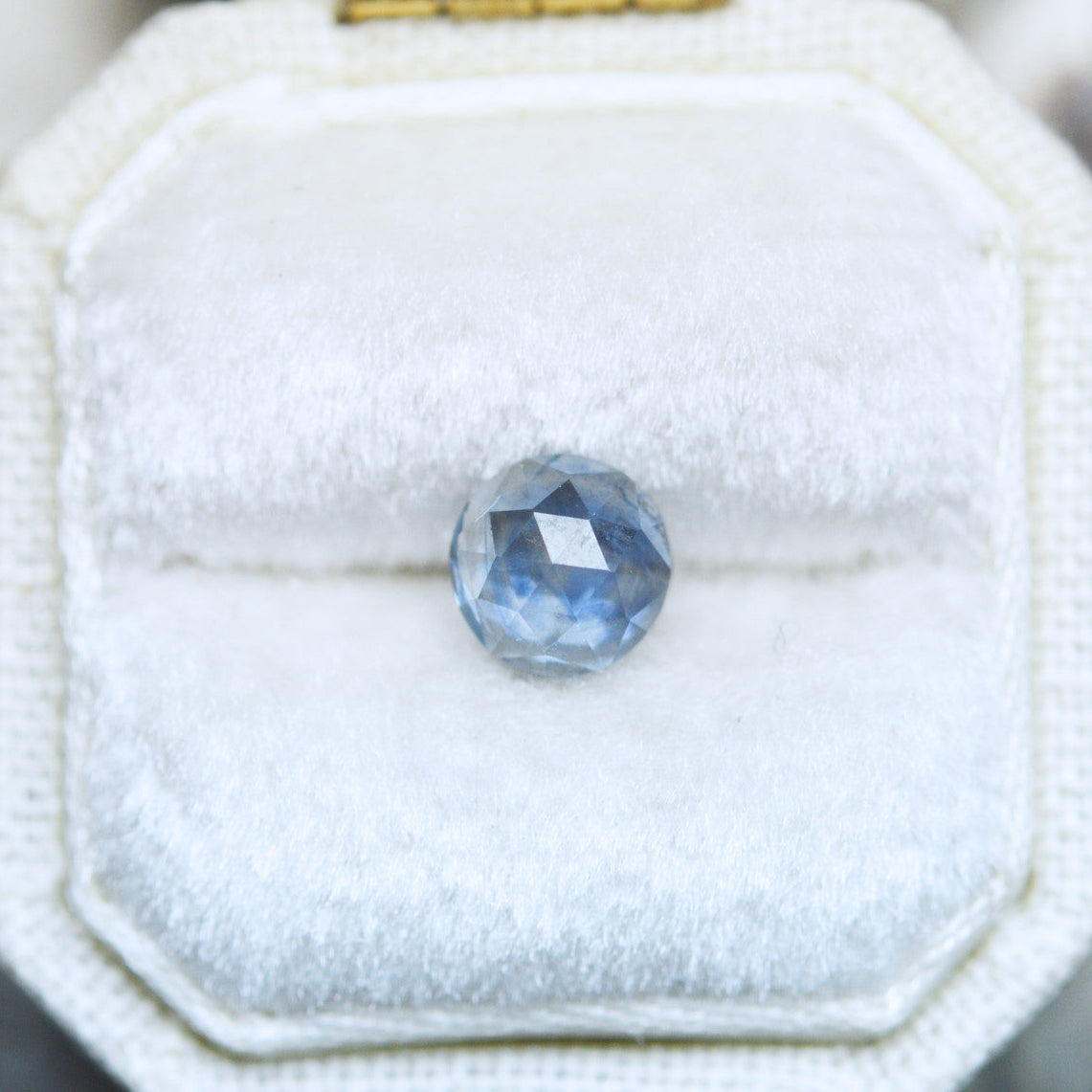 Rose Cut Blue Montana Sapphire