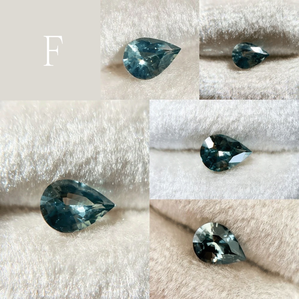 Limited Edition Juniper Teal Sapphire Cluster
