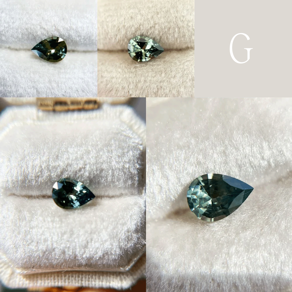 Limited Edition Juniper Teal Sapphire Cluster