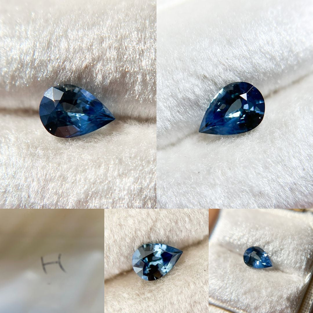 Limited Edition Juniper Teal Sapphire Cluster Ring