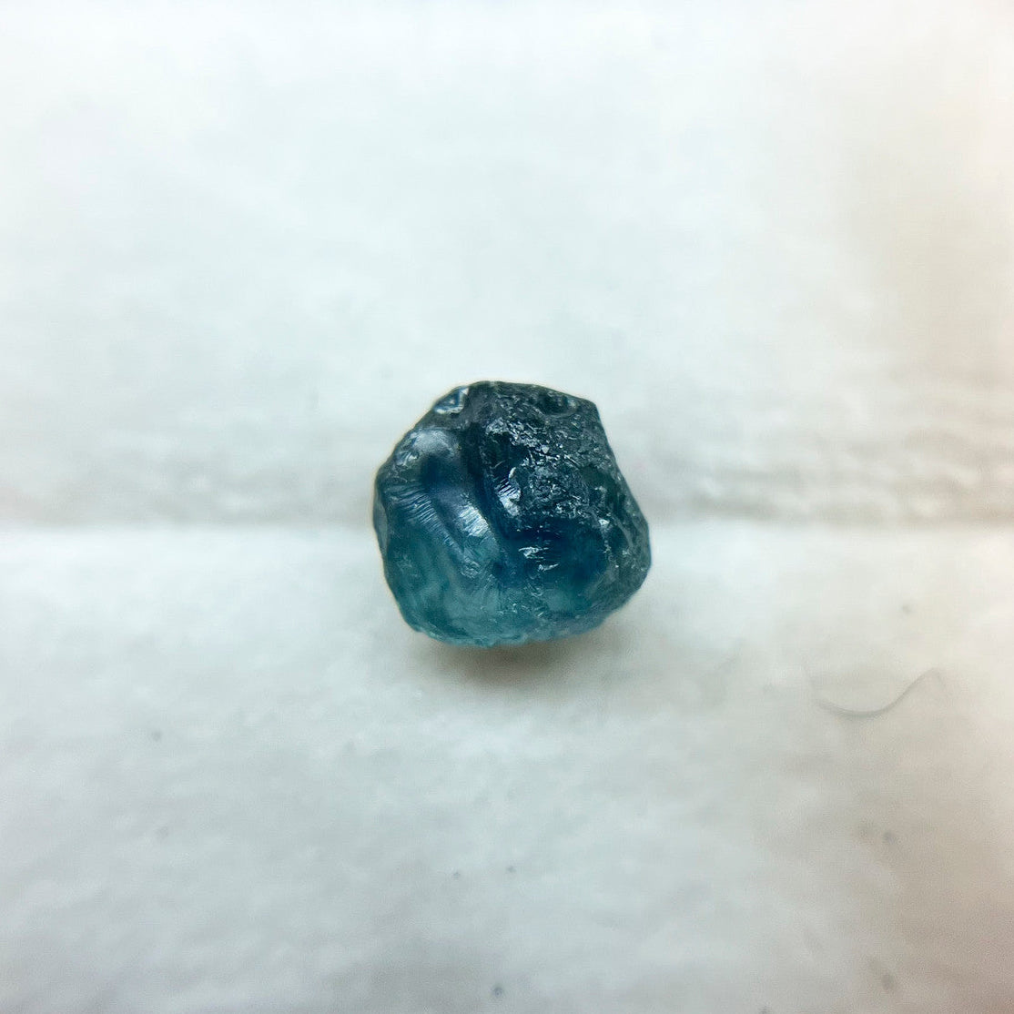 Rough Uncut Teal Blue Montana Sapphire