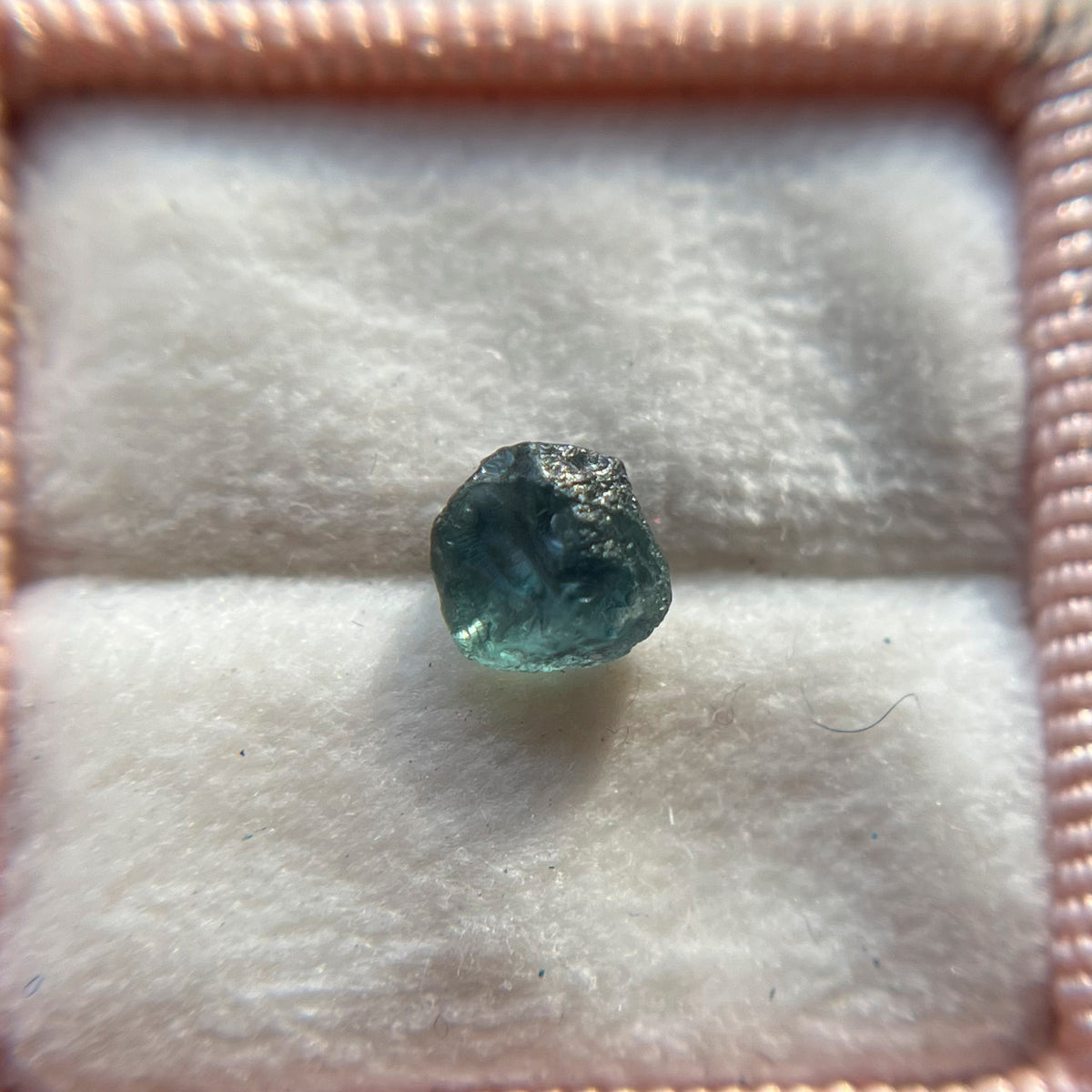 Rough Uncut Teal Blue Montana Sapphire
