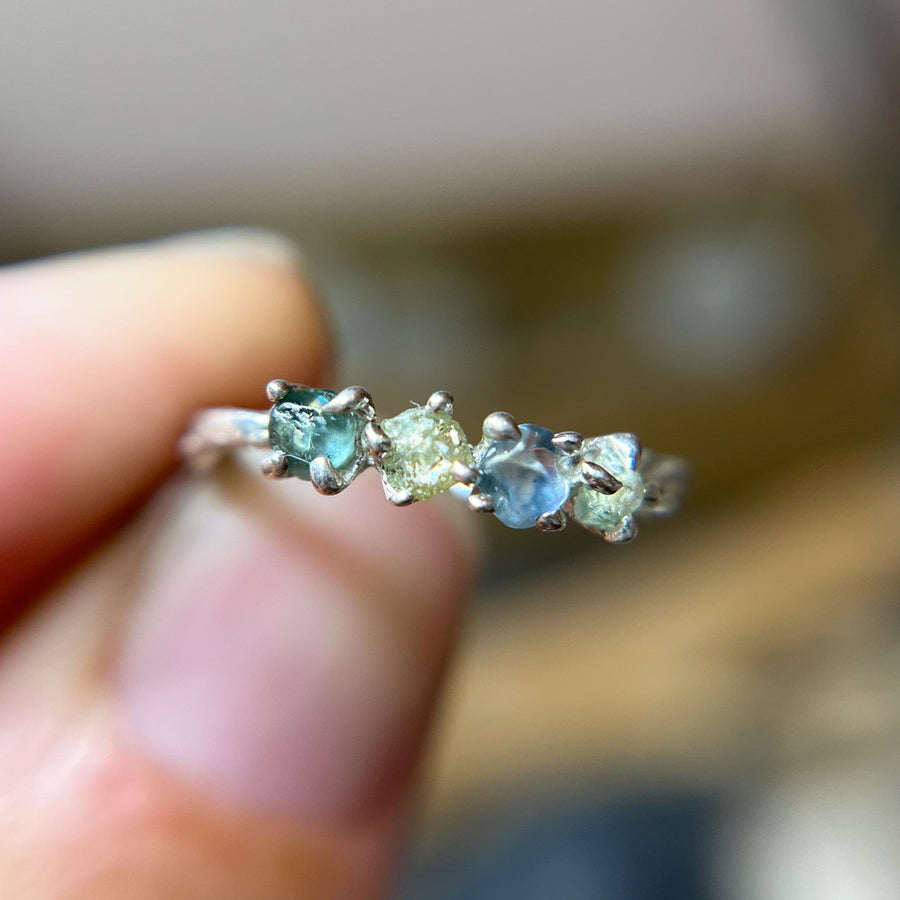 Garland Four Stone Ring - Ready To Ship