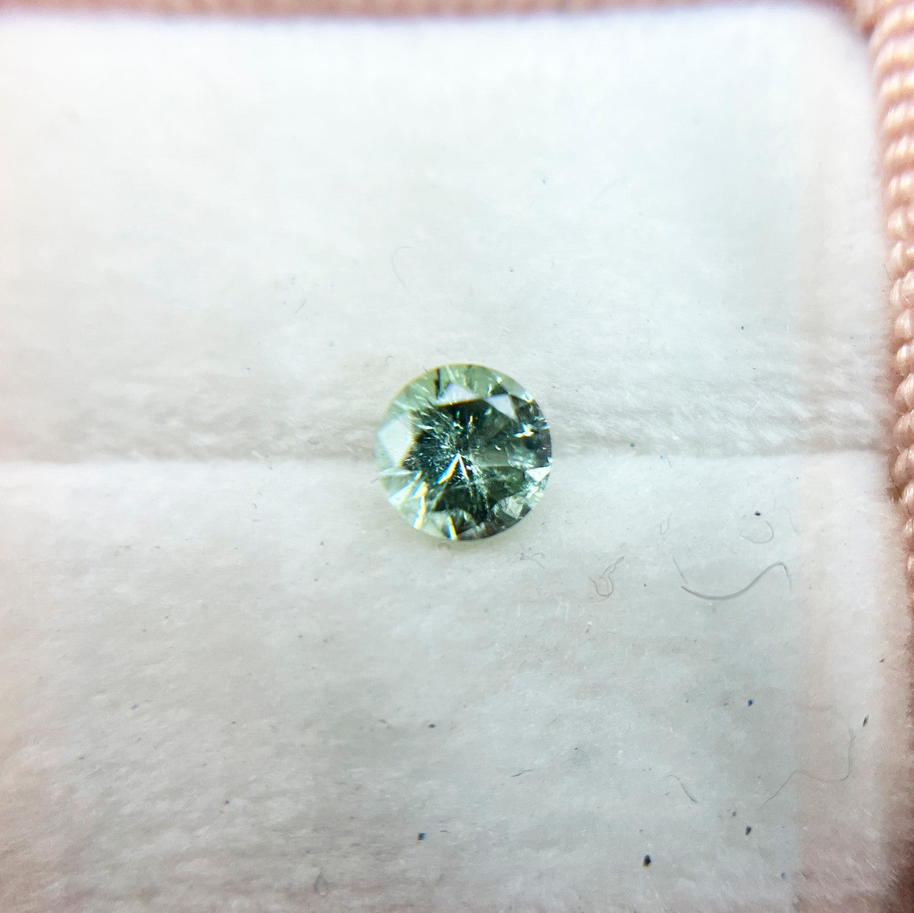 Round Mint Green Maine Tourmaline