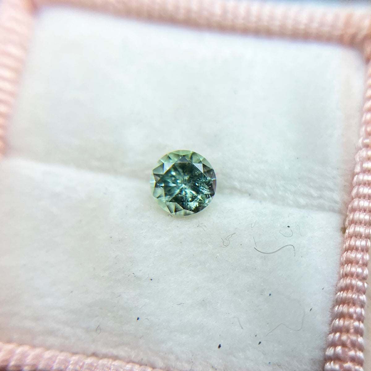 Round Mint Green Maine Tourmaline