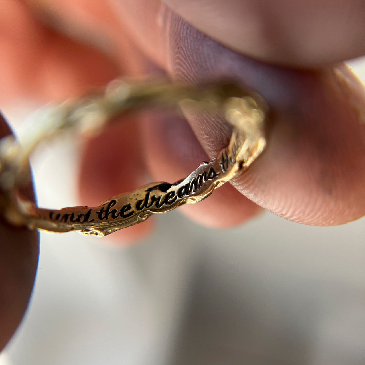 To The Stars Who Listen... Woodland Signet Ring
