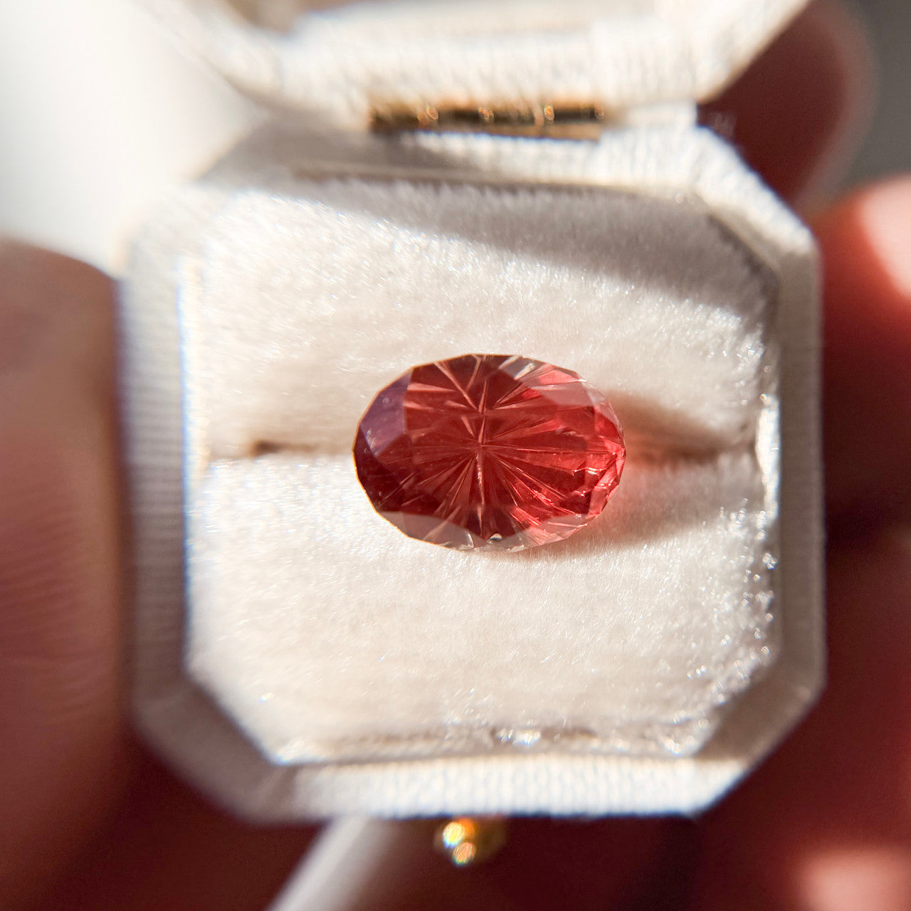 Oval Oregon Sunstone Starbrite™ Cut by John Dyer