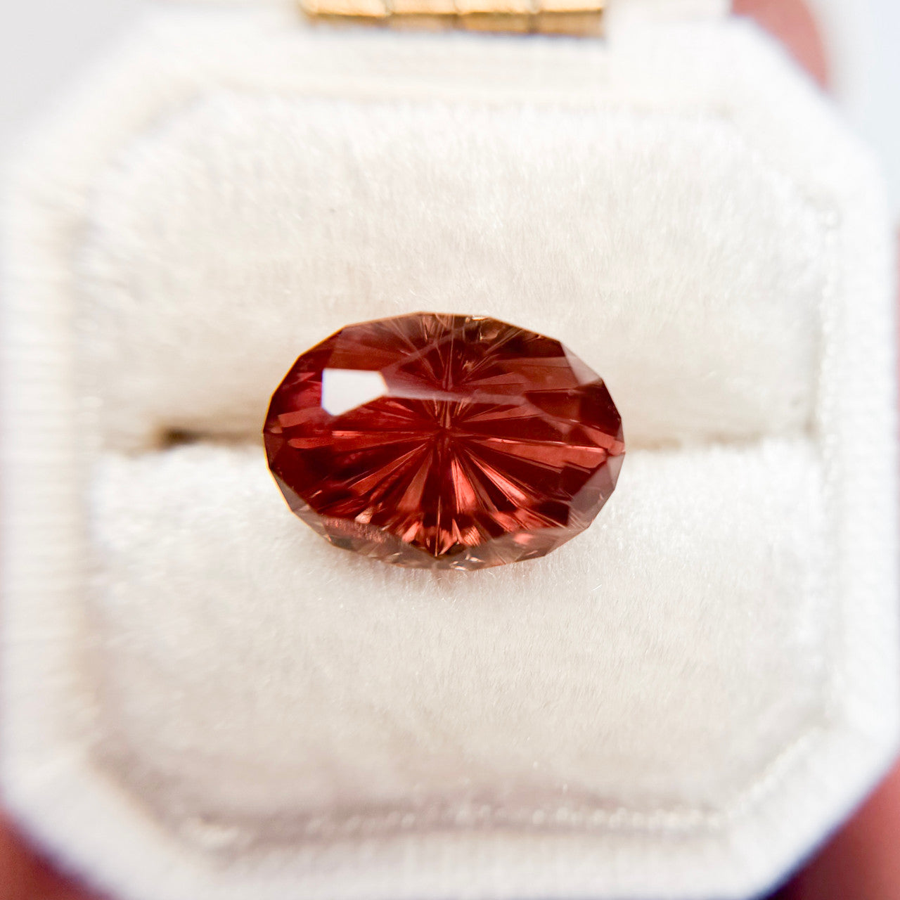 Oval Oregon Sunstone Starbrite™ Cut by John Dyer