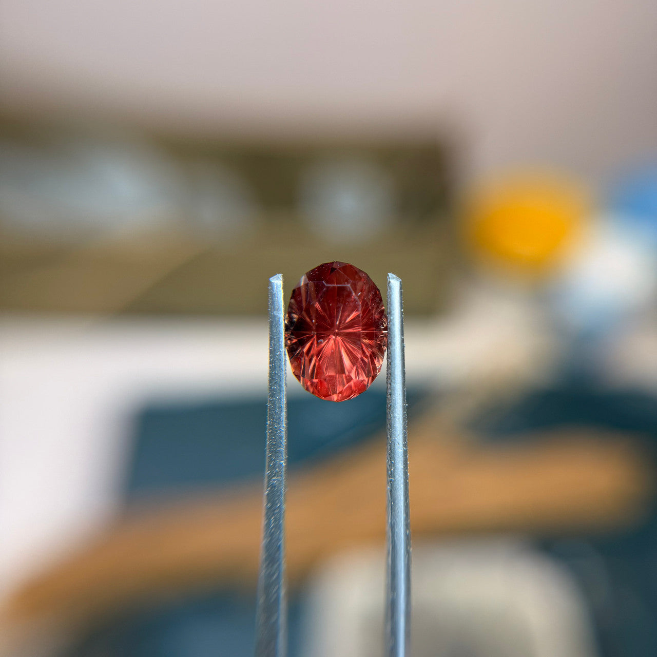 Oval Oregon Sunstone Starbrite™ Cut by John Dyer