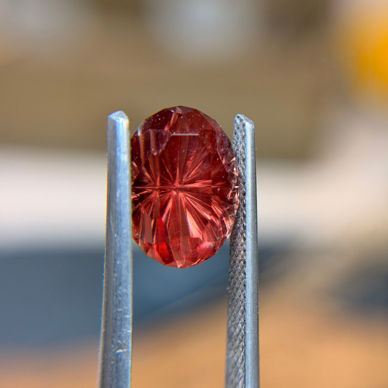 Oval Oregon Sunstone Starbrite™ Cut by John Dyer