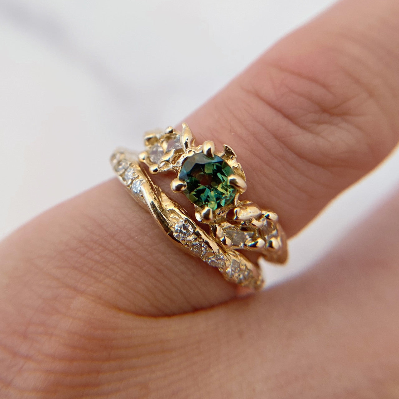 Union Green Sapphire Ring