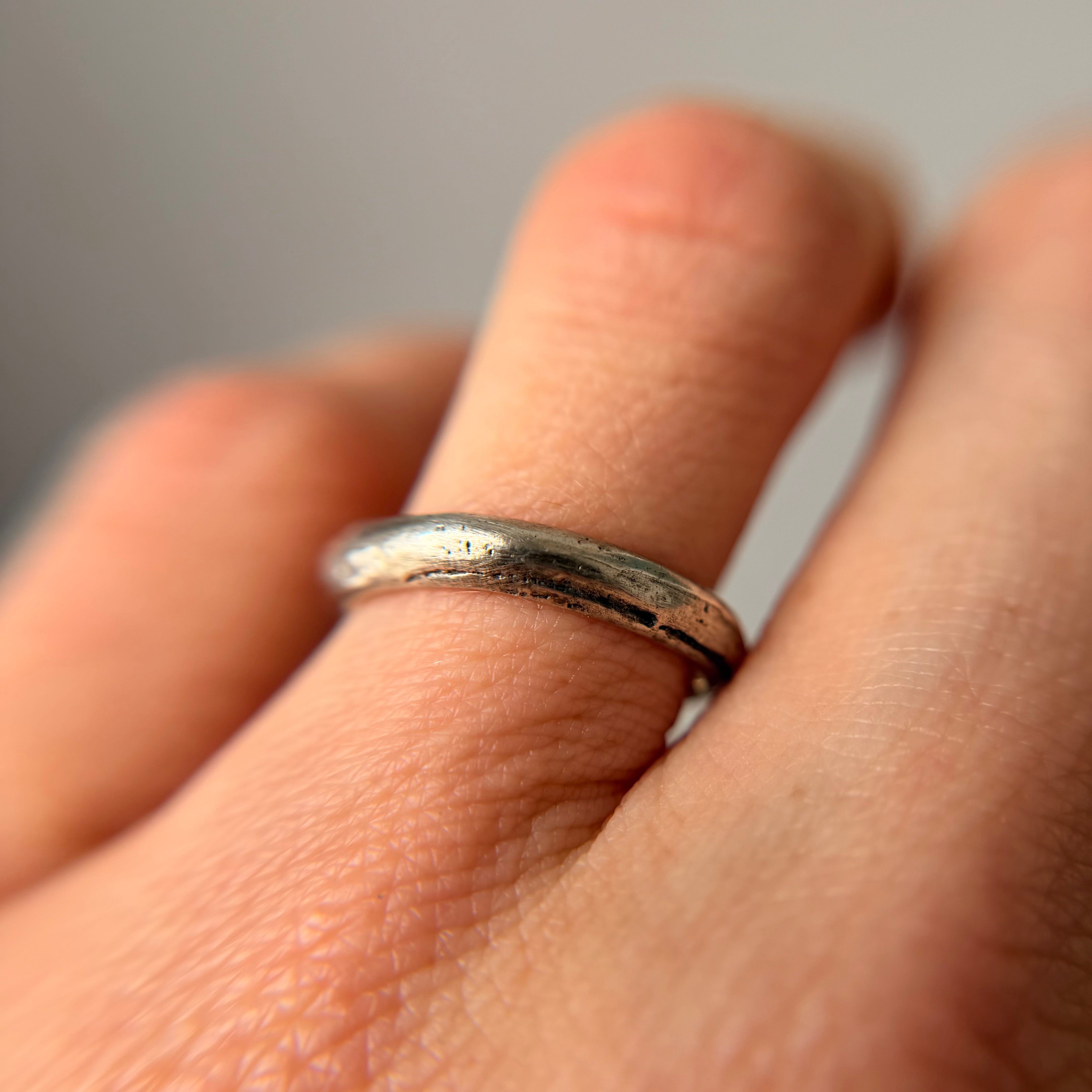 Silver Driftwood Ring