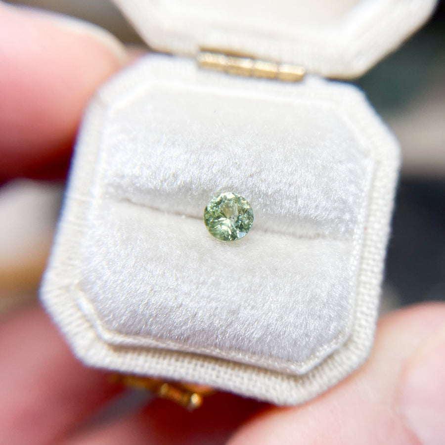 Mint Green Montana Sapphire