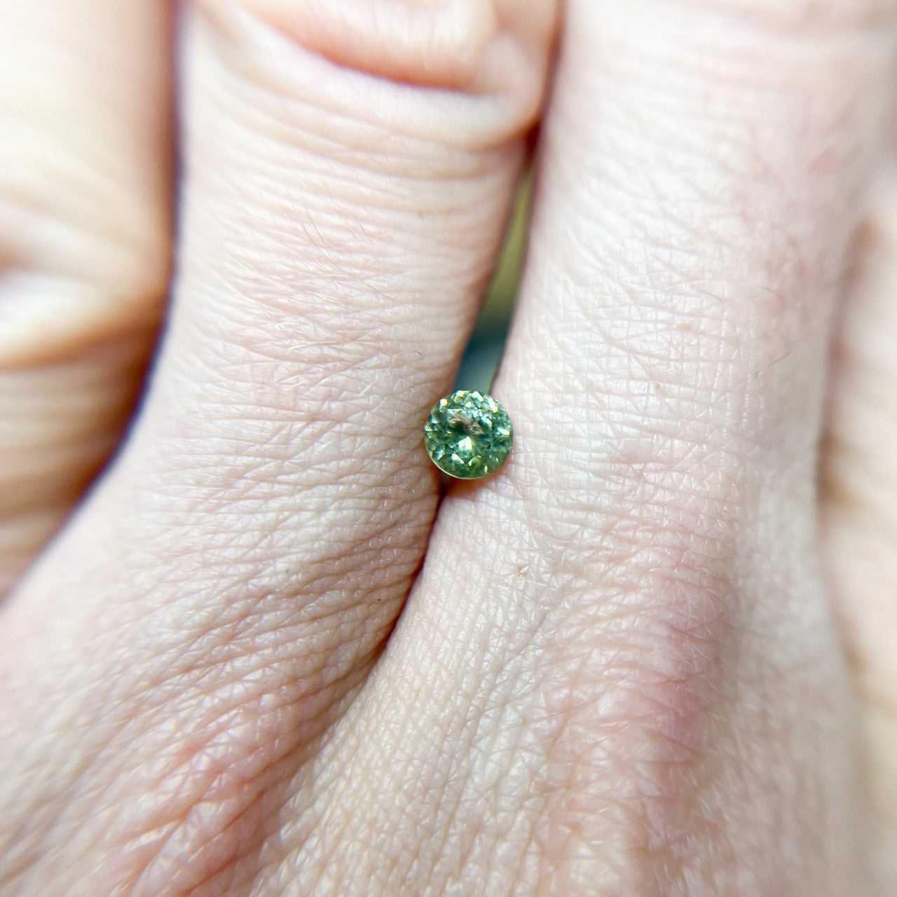 Mint Green Montana Sapphire